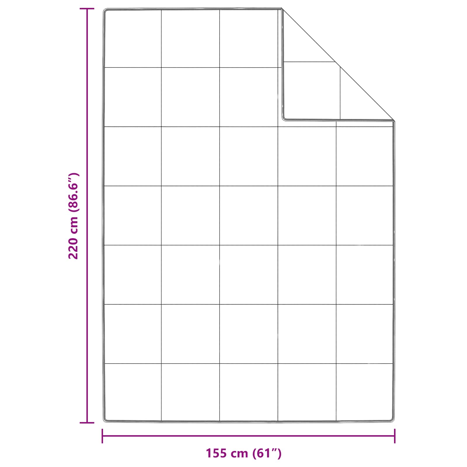 Χειμερινό Παπλωματοθήκη με μαξιλάρι 2 pcs Λευκό Φτέρος