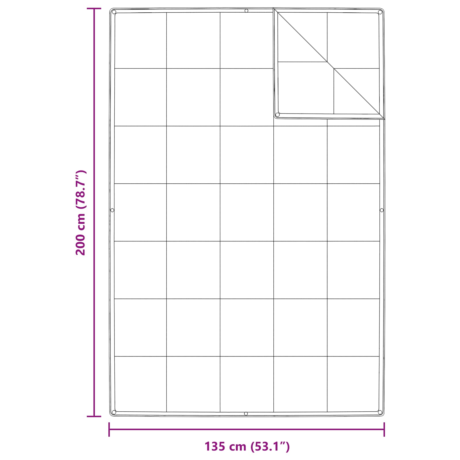 Κουβέρτα 2 σε 1 με μαξιλάρι 2 pcs Λευκό Φτέρος