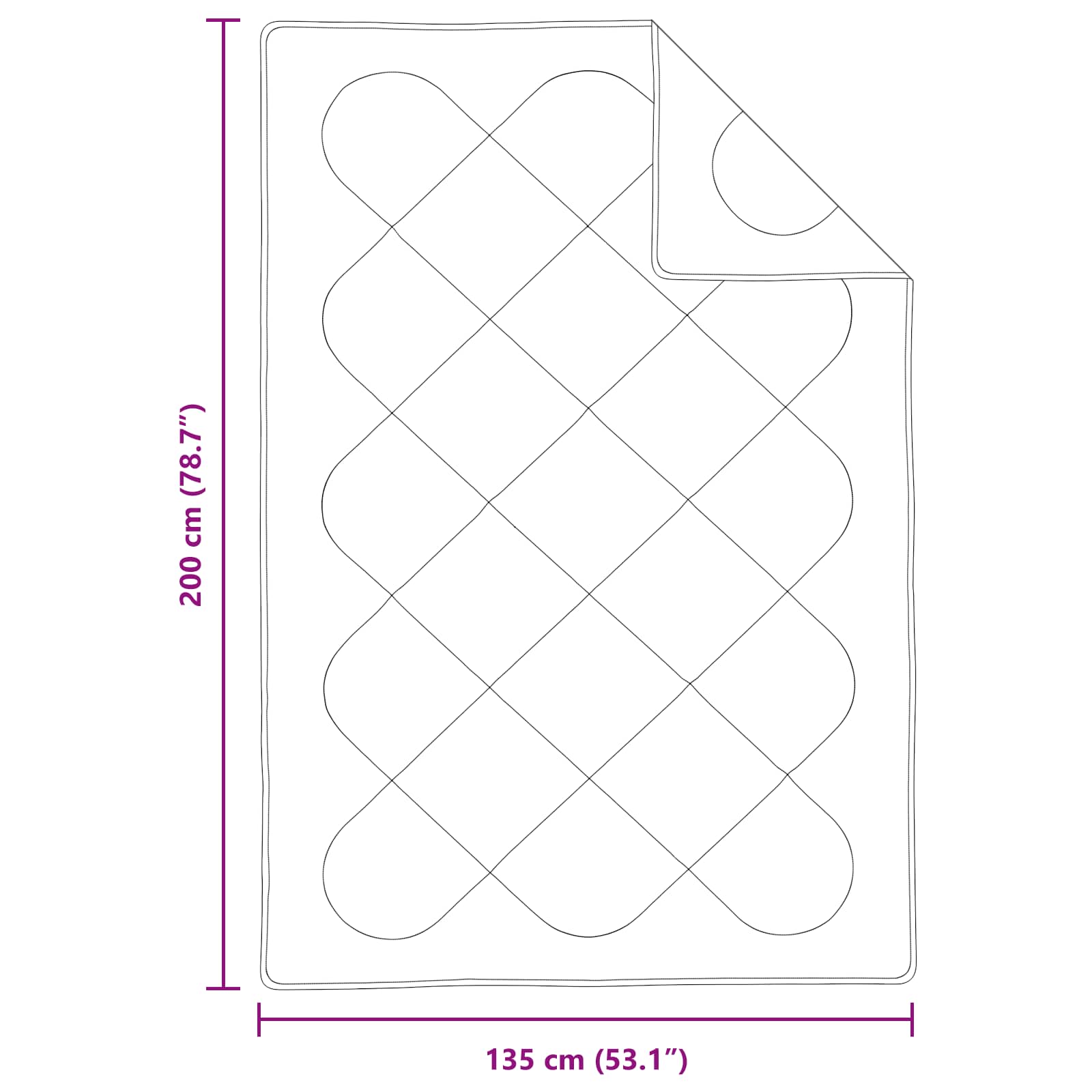 Παπλωματοθήκη Ολόκληρης της Σεζόν 2 pcs Λευκό Μικροΐνες
