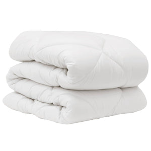 Πάπλωμα με μαξιλάρι 2 τεμ. Λευκό Μικροΐνες