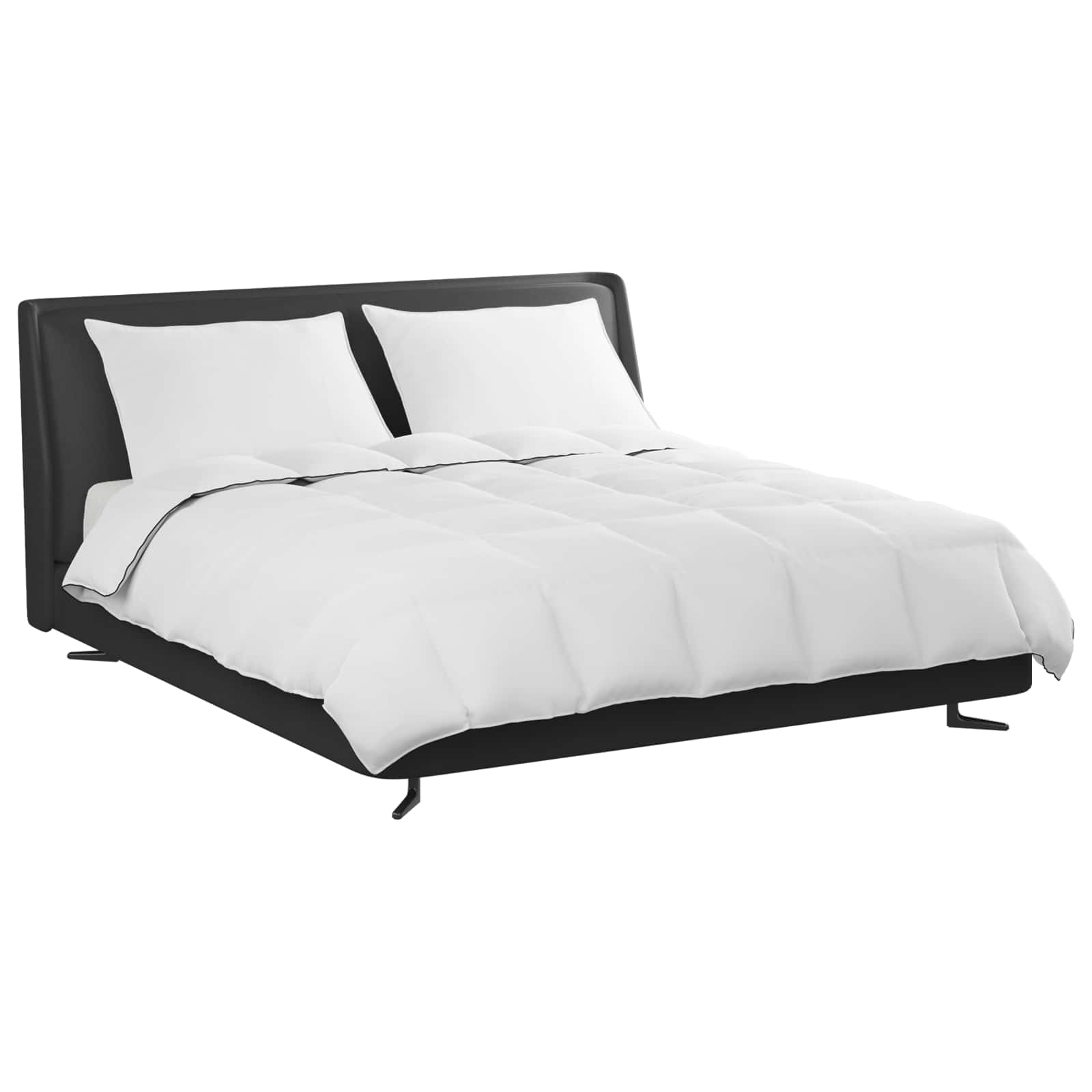 Χειμερινό Παπλωματοθήκη με μαξιλάρι 3 pcs Λευκό Φτέρος - Pakobazaar