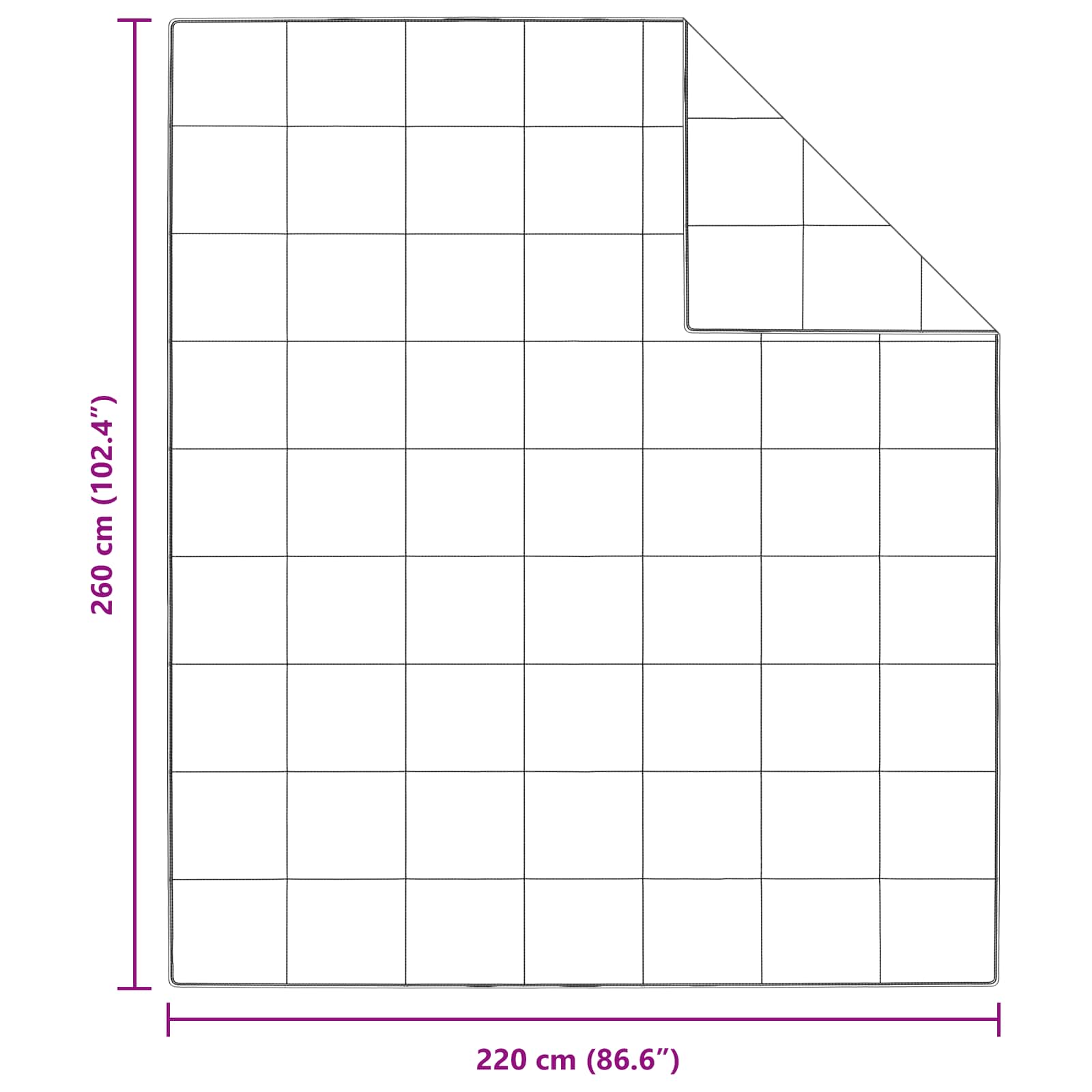 Χειμερινό Παπλωματοθήκη με μαξιλάρι 3 pcs Λευκό Φτέρος