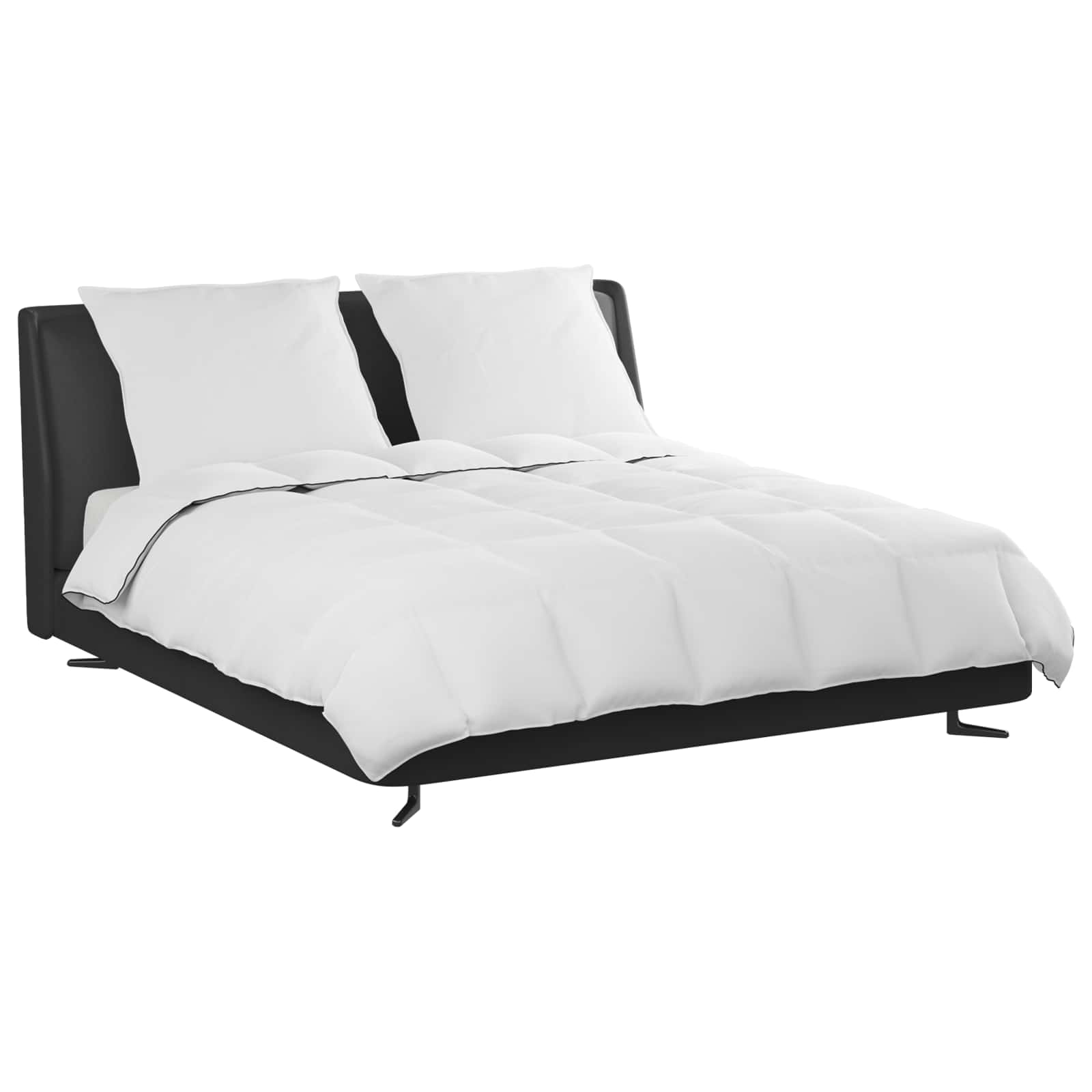 Χειμερινό Παπλωματοθήκη με μαξιλάρι 3 pcs Λευκό Φτέρος - Pakobazaar