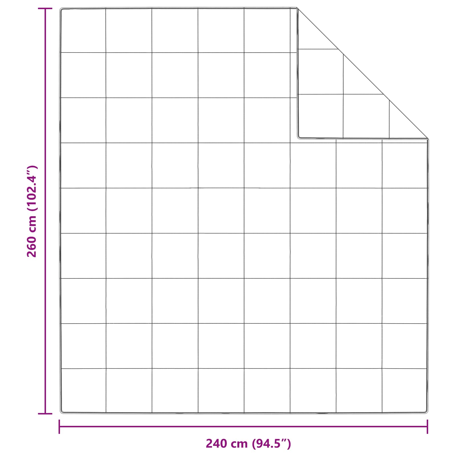 Χειμερινό Παπλωματοθήκη με μαξιλάρι 3 pcs Λευκό Φτέρος - Pakobazaar