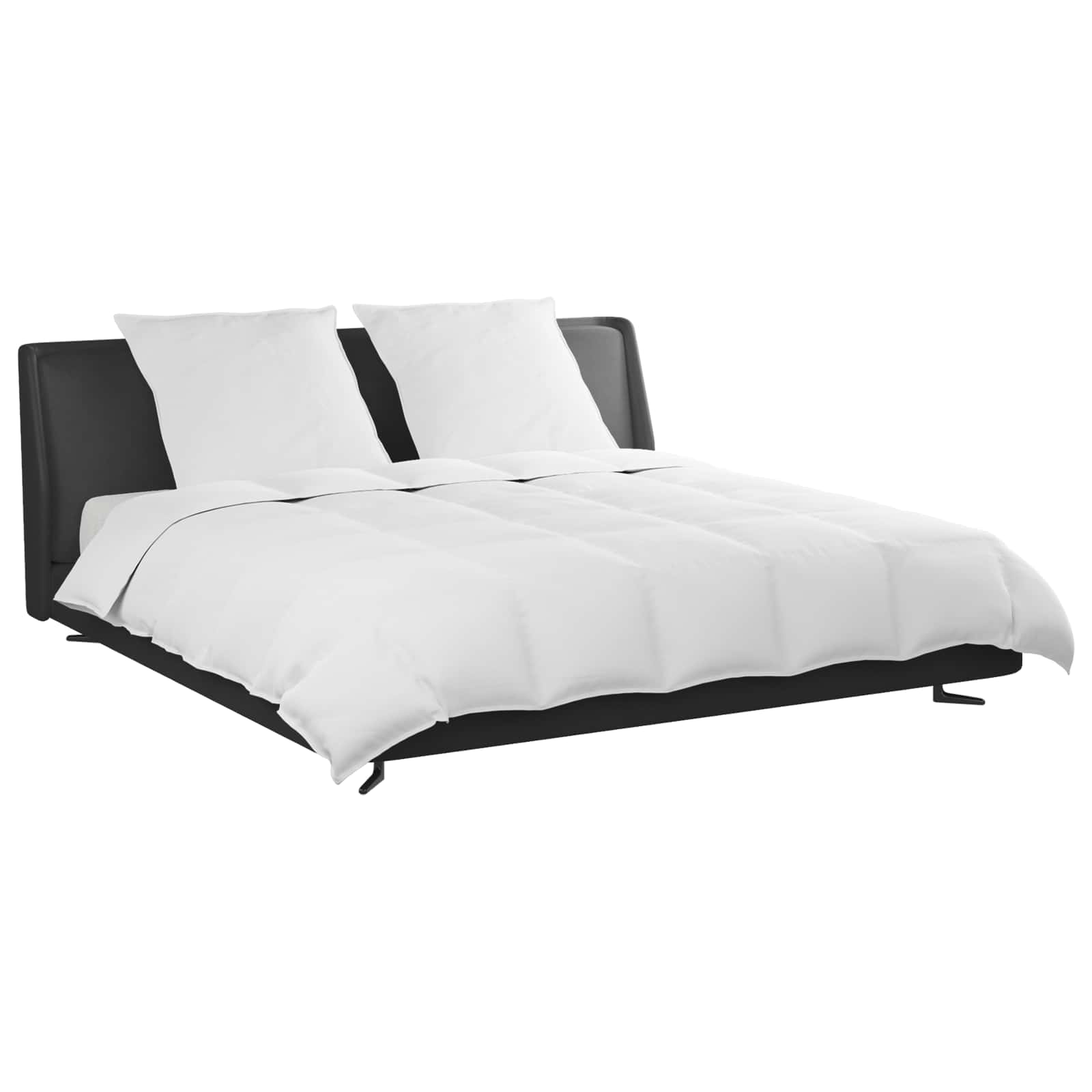 Σετ Παπλωμάτων με μαξιλάρι 3 pcs Λευκό Φτέρος - Pakobazaar