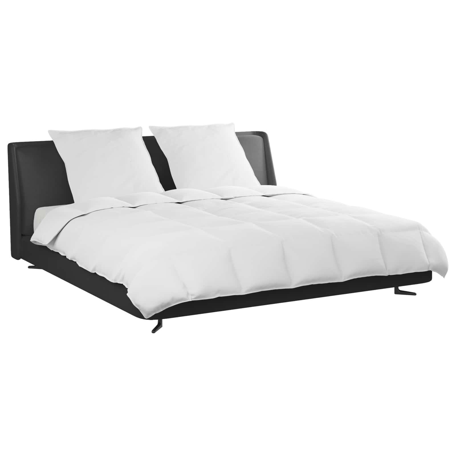 Σετ Παπλωμάτων με μαξιλάρι 3 pcs Λευκό Φτέρος - Pakobazaar