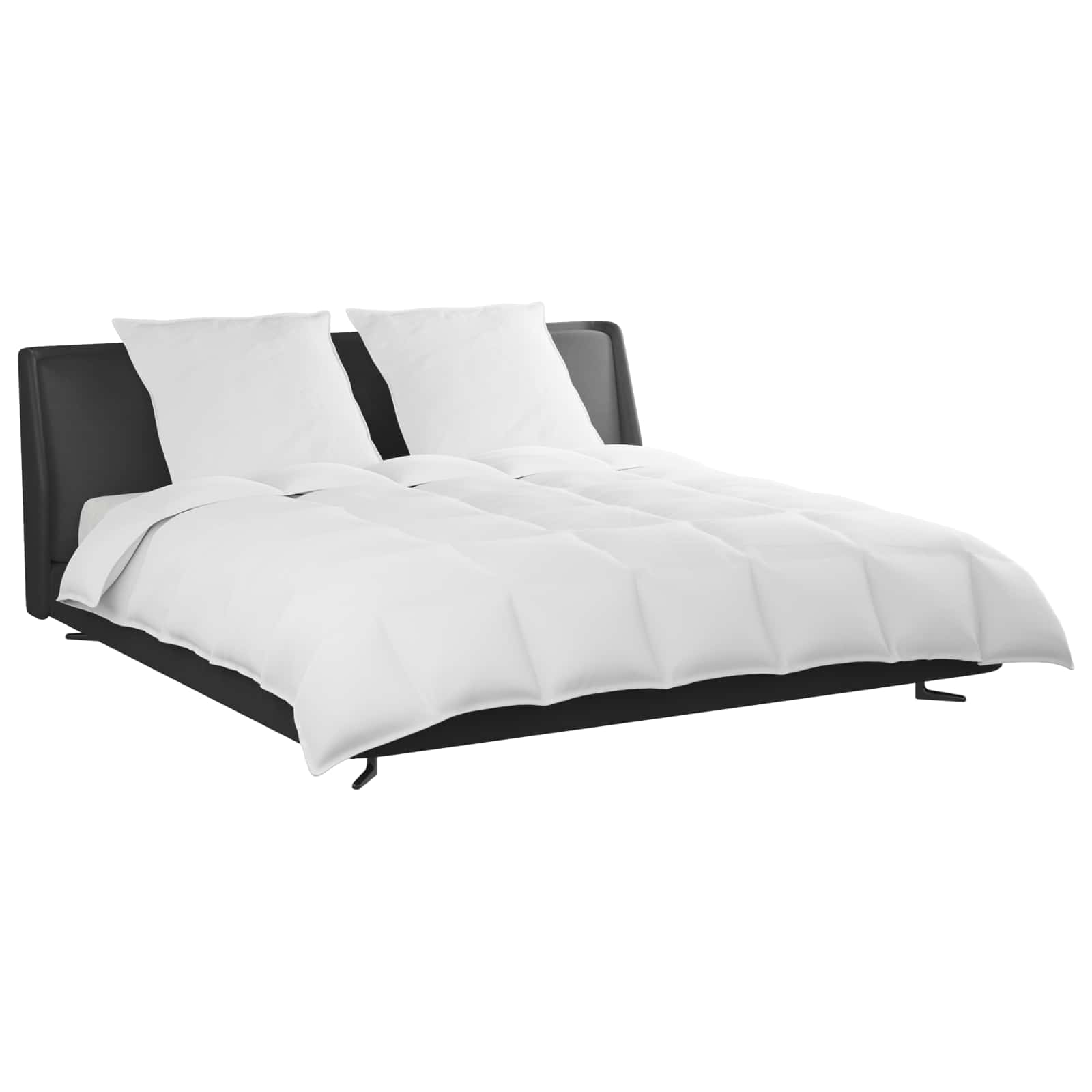 Σετ Παπλωμάτων με μαξιλάρι 3 pcs Λευκό Φτέρος - Pakobazaar