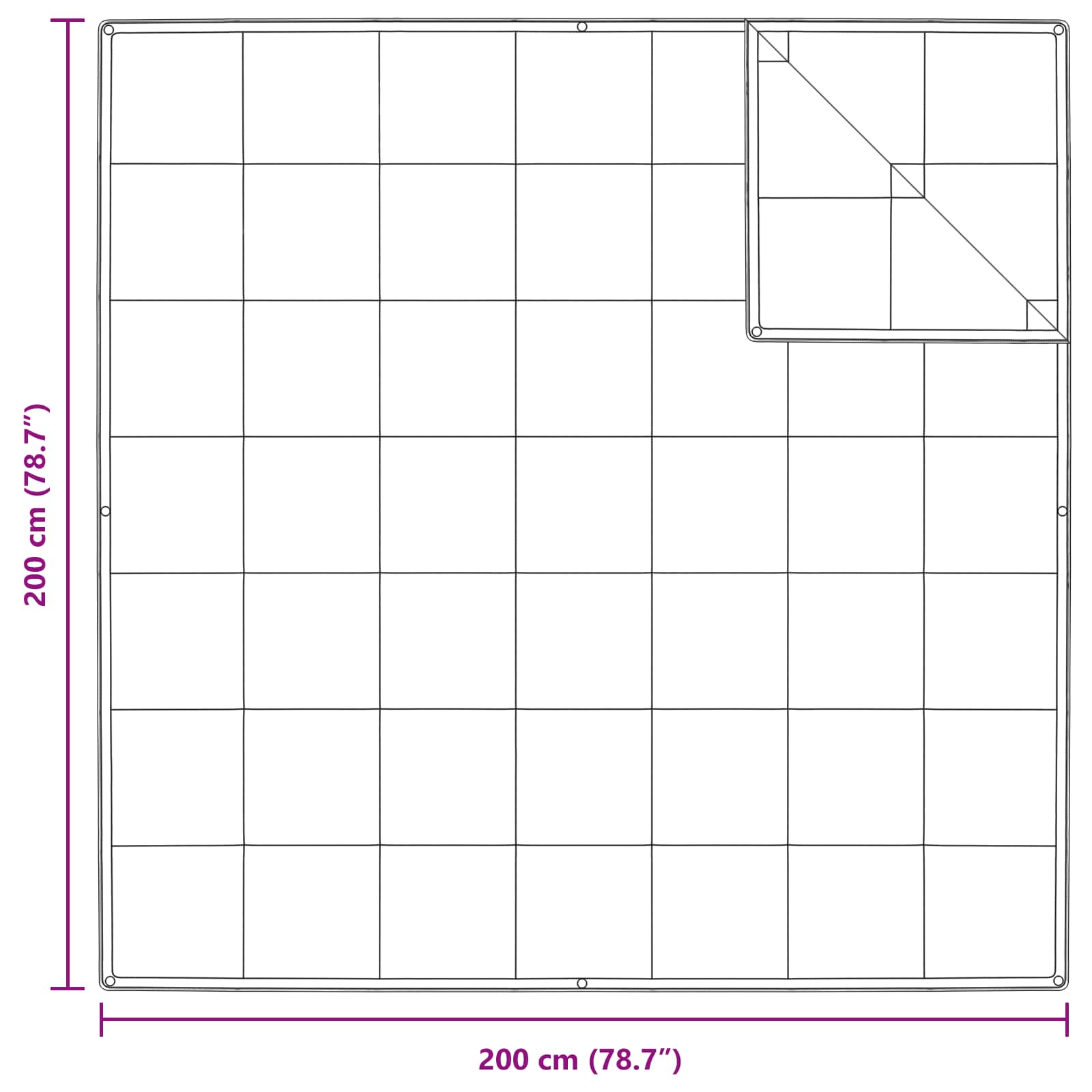 Σετ Παπλωμάτων με μαξιλάρι 3 pcs Λευκό Φτέρος