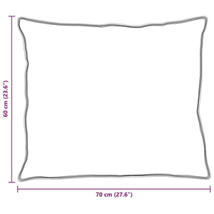 Σετ Παπλωμάτων με μαξιλάρι 3 τεμ. Λευκό Φτέρος