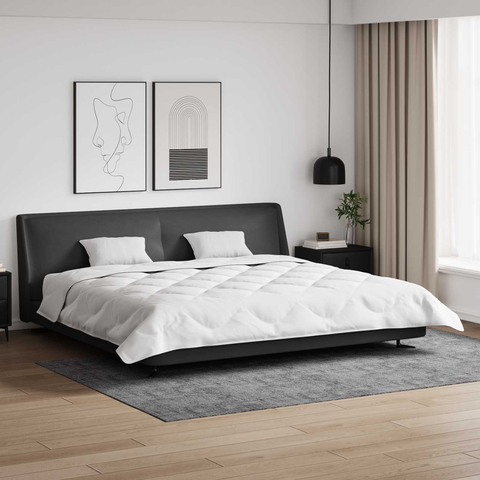 Χειμερινό Παπλωματοθήκη με μαξιλάρι 3 pcs Λευκό Μικροΐνες