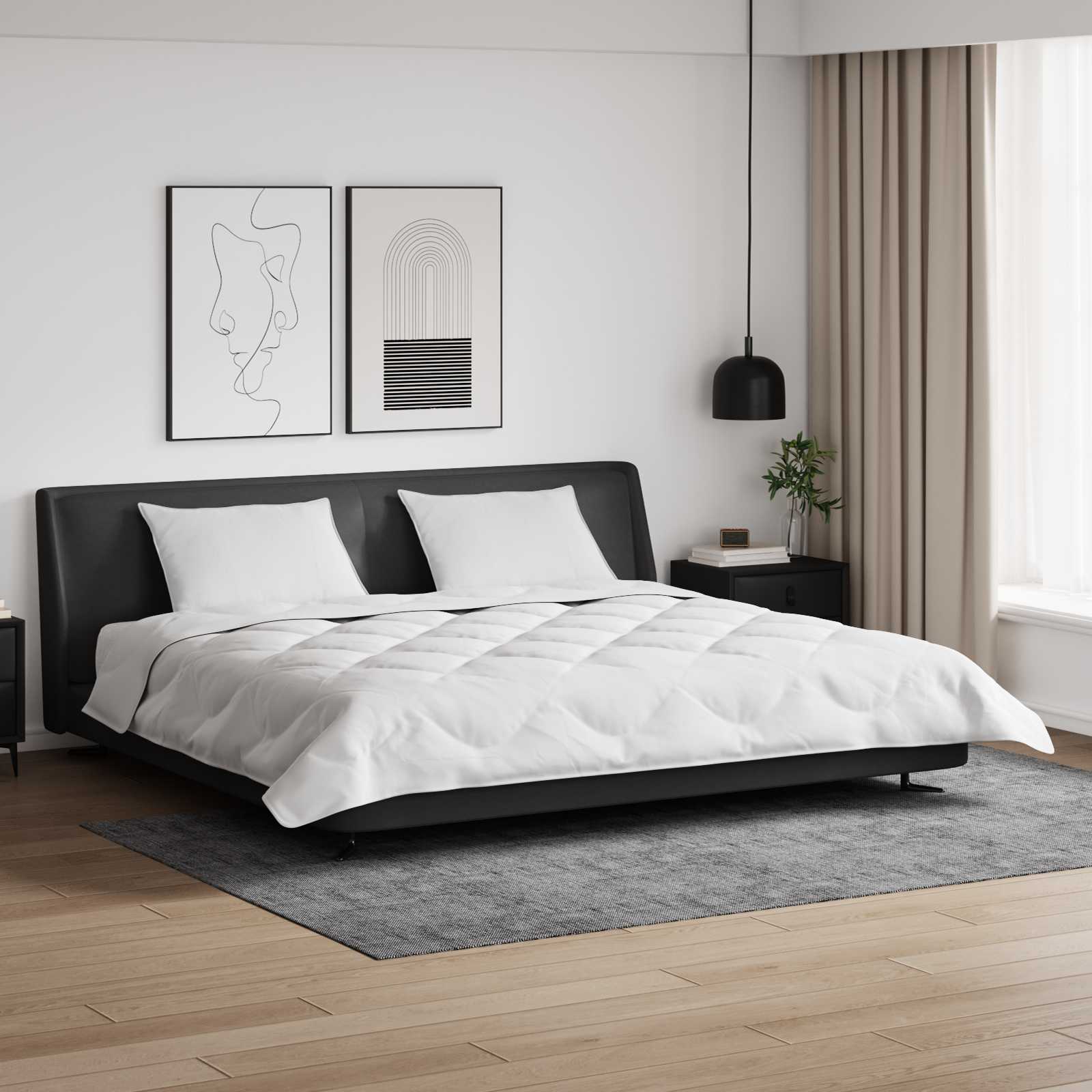 Χειμερινό Παπλωματοθήκη με μαξιλάρι 3 pcs Λευκό Μικροΐνες