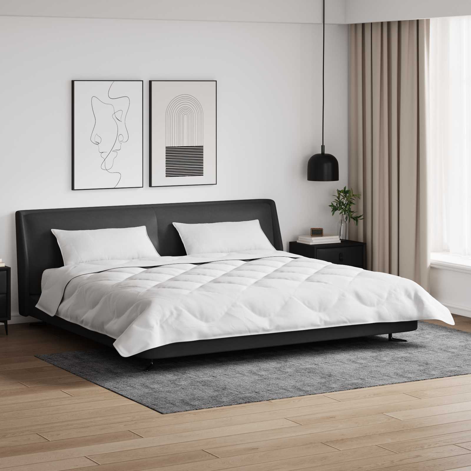 Χειμερινό Παπλωματοθήκη με μαξιλάρι 3 pcs Λευκό Μικροΐνες