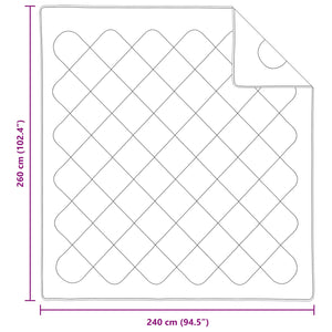Παπλωματοθήκη με Μαξιλάρια με μαξιλάρι 3 τμχ. Λευκό