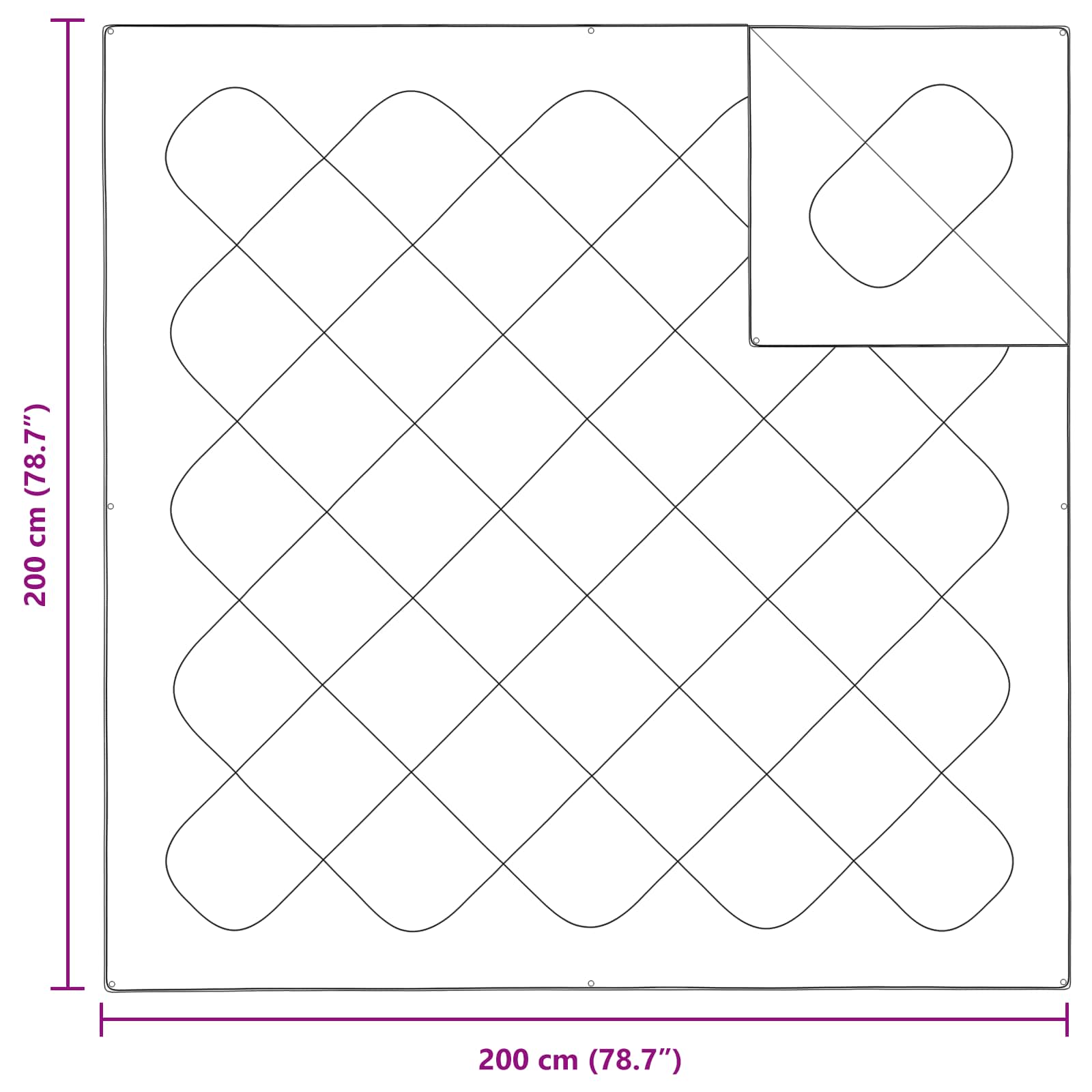 Παπλωματοθήκη με Μαξιλάρια με μαξιλάρι 3 pcs Λευκό Μικροΐνες