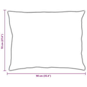 Παπλωματοθήκη με Μαξιλάρια με μαξιλάρι 3 τεμ. Λευκό Μικροΐνες