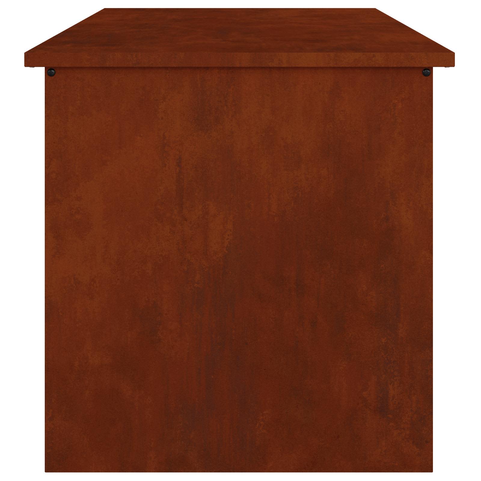 Κουτί αποθήκευσης εξωτερικών χώρων Σκ rusty 80 x 50,5 x 50 εκ.