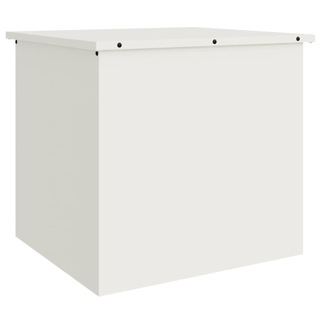 Κουτί αποθήκευσης εξωτερικών χώρων Λευκό 55 x 50,5 x 50 εκ. - Pakobazaar