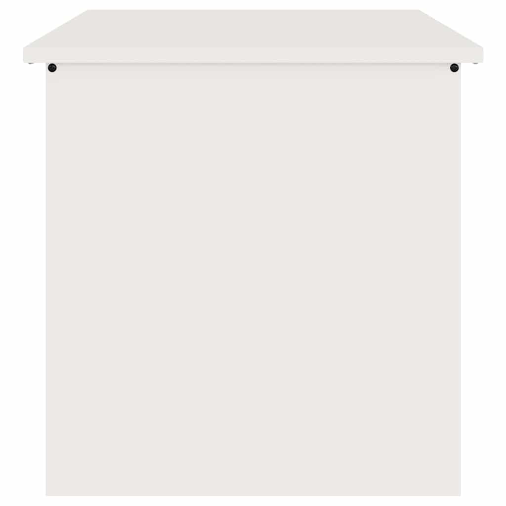 Κουτί αποθήκευσης εξωτερικών χώρων Λευκό 55 x 50,5 x 50 εκ. - Pakobazaar