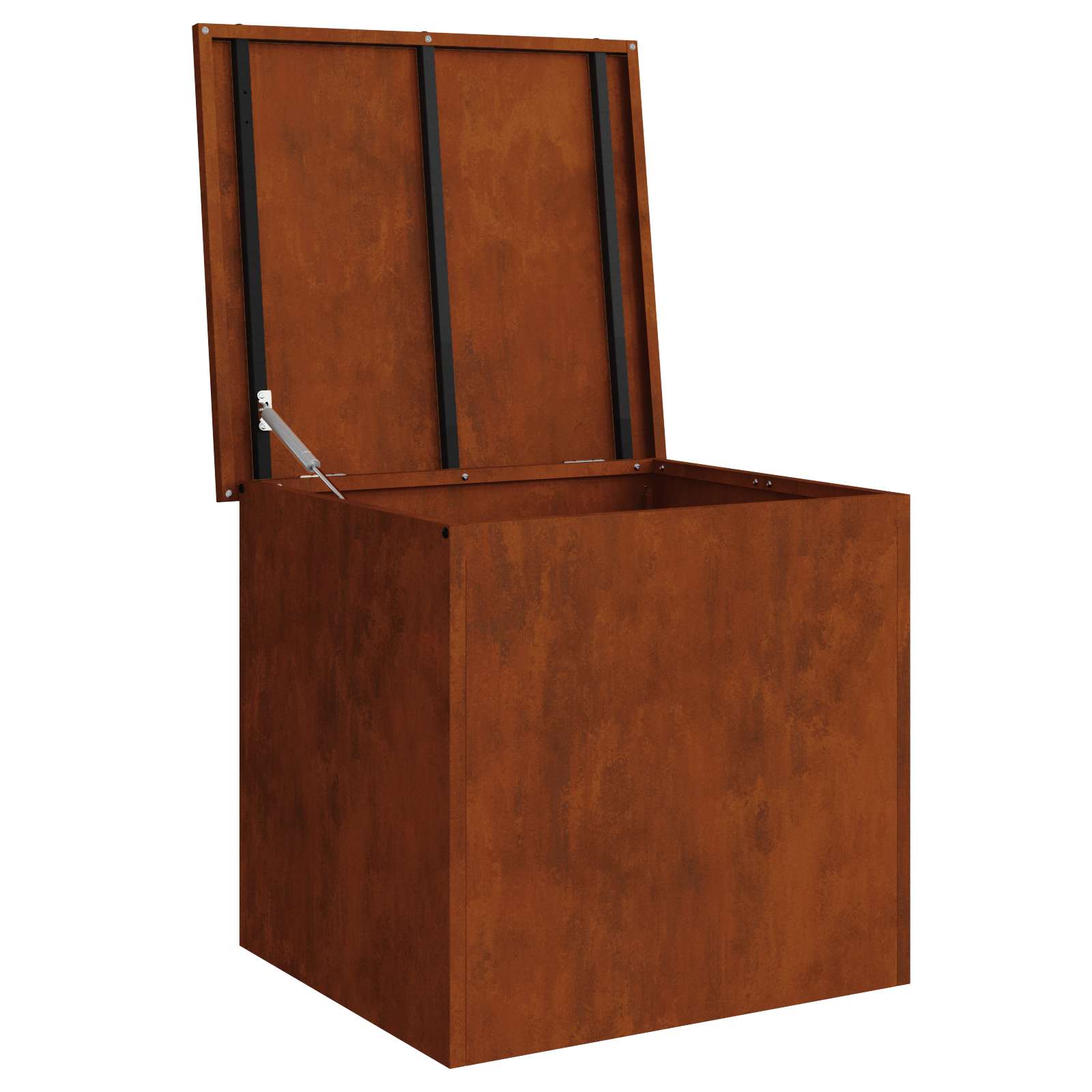 Κουτί αποθήκευσης εξωτερικών χώρων Σκ rusty 55 x 50,5 x 50 εκ.