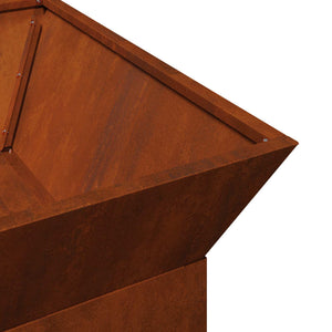 Φωτιά Σκ rusty 50 x 50 x 40 cm Ατσάλι σκληρυθέν στον αέρα