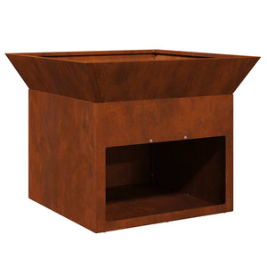 Φωτιά Σκ rusty 50 x 50 x 40 cm Ατσάλι σκληρυθέν στον αέρα