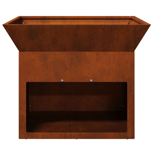 Φωτιά Σκ rusty 50 x 50 x 40 cm Ατσάλι σκληρυθέν στον αέρα