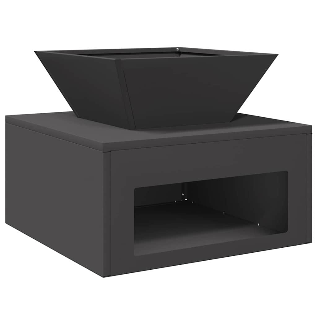 Φωτιά Μαύρο 50 x 50 x 40 cm Ατσάλι - Pakobazaar