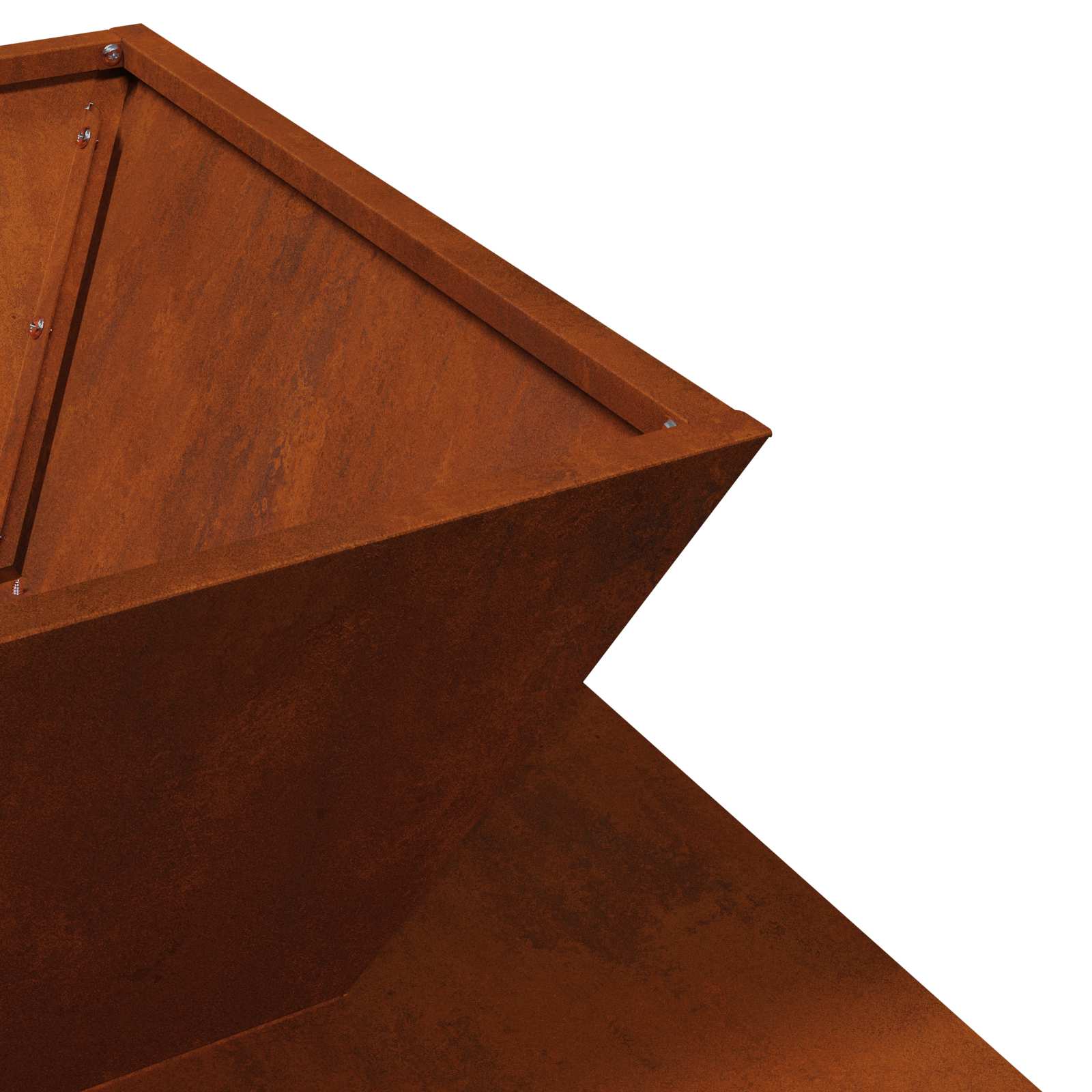 Φωτιά Σκ rusty 50 x 50 x 40 cm Ατσάλι Σκληρυθέν στον Αέρα - Pakobazaar
