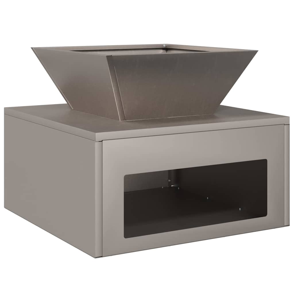 Φωτιά Σκ rusty 50 x 50 x 40 cm Ατσάλι Σκληρυθέν στον Αέρα - Pakobazaar