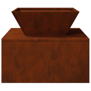 Φωτιά Σκ rusty 50 x 50 x 40 cm Ατσάλι Σκληρυθέν στον Αέρα - Pakobazaar