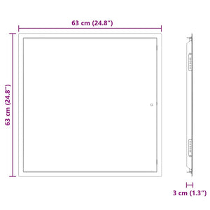 Πάνελ Πρόσβασης Λευκό 63 x 33 x 3 cm Ατσάλι - Pakobazaar