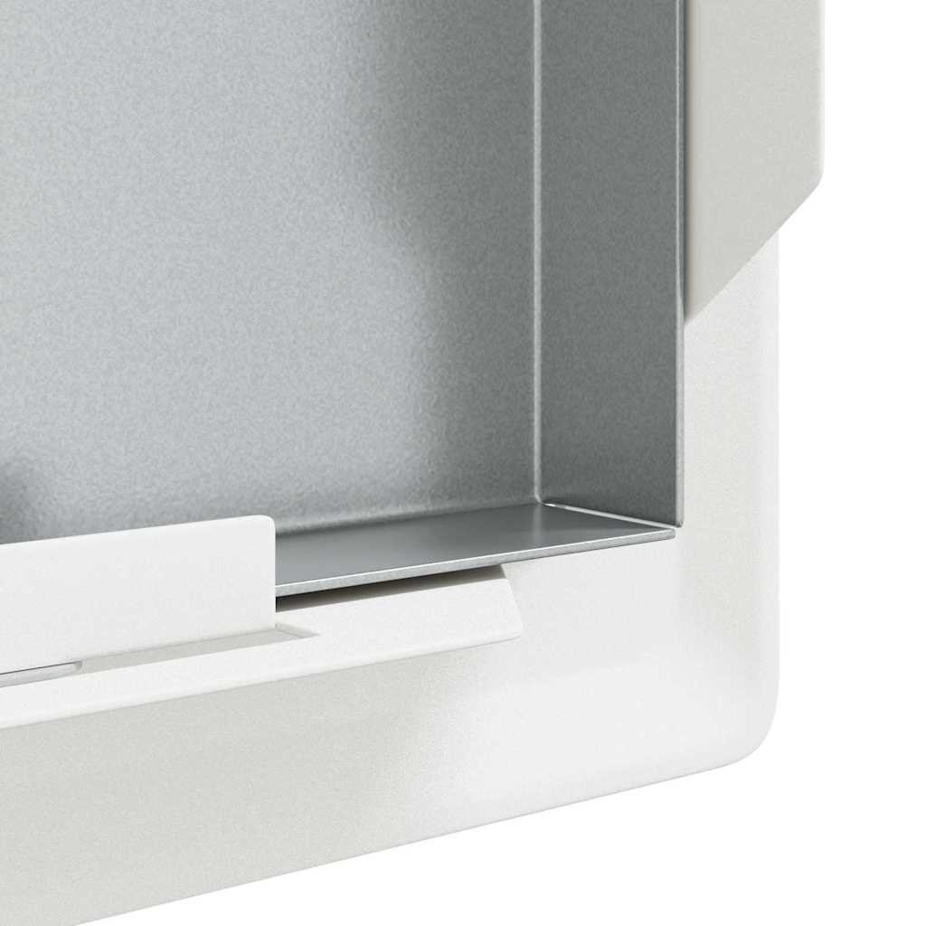 Πάνελ Πρόσβασης 2 pcs Λευκό 23 x 23 x 3 cm Ατσάλι