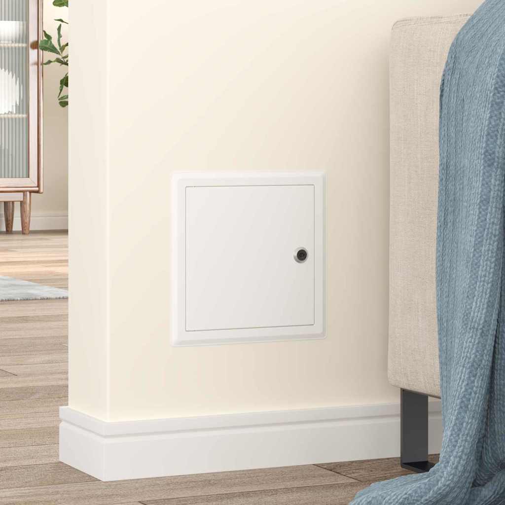Πάνελ Πρόσβασης 2 pcs Λευκό 23 x 23 x 3 cm Ατσάλι