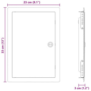Πάνελ Πρόσβασης Λευκό 33 x 23 x 3 εκ Ατσάλι - Pakobazaar