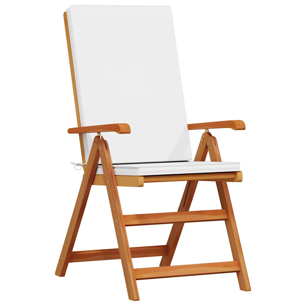 Καρέκλα Κήπου 8 pcs Καφέ και Λευκό 57 x 71.5 x 104 εκ