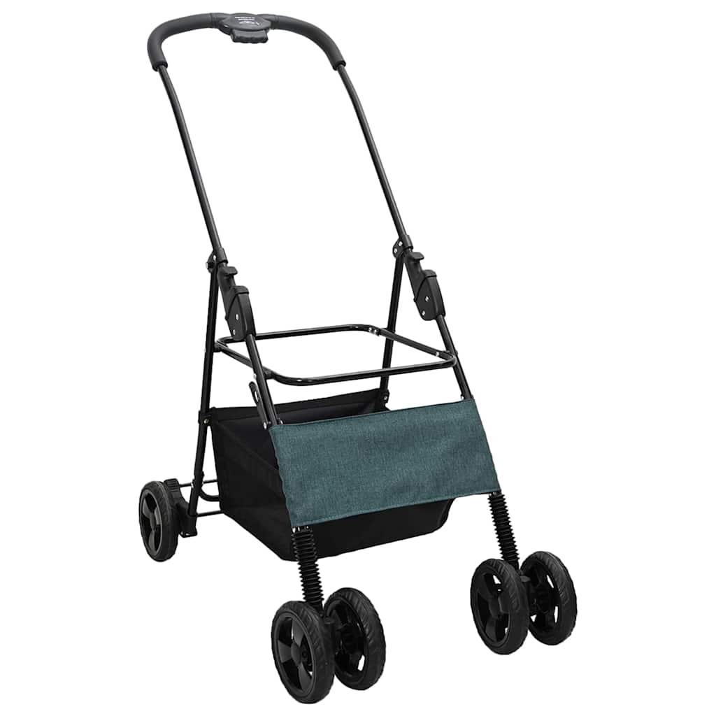 Αναδιπλούμενο Καροτσάκι Κατοικίδιων Πράσινο 81 x 47 x 99 εκ. - Pakobazaar