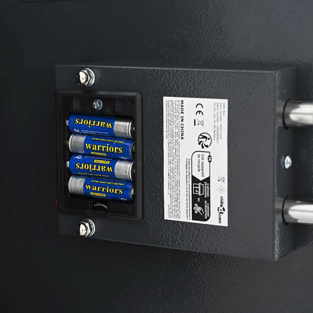 Ψηφιακό Ασφαλές Σκούρο γκρι 30 x 10 x 36,5 εκ. Ατσάλι - Pakobazaar