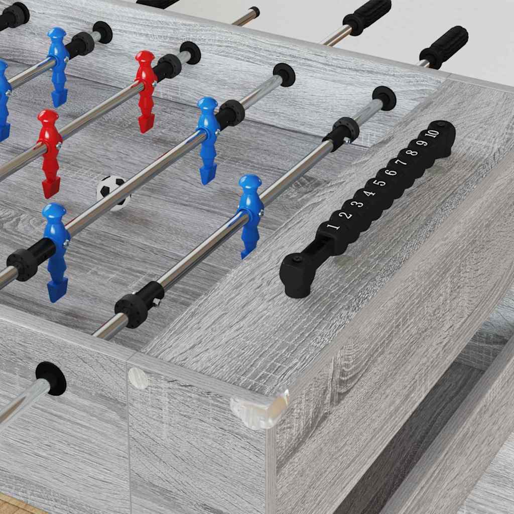Τραπέζι Φουτμπολ Γκρι Σονομά 125 x 60,5 x 80 εκ. - Pakobazaar
