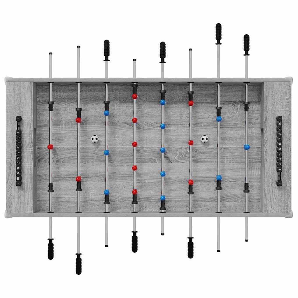 Τραπέζι Φουτμπολ Γκρι Σονομά 125 x 60,5 x 80 εκ. - Pakobazaar