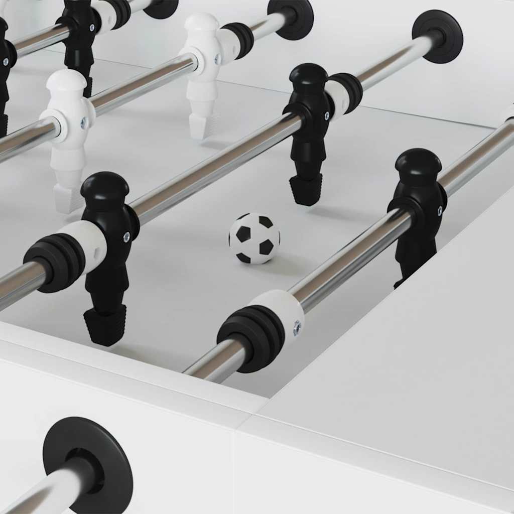 Τραπέζια Ποδοσφαίρου 12 pcs Λευκό 3,6 x 3,6 εκ. Πολυπροπυλένιο