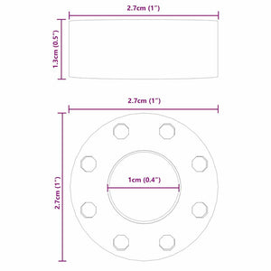 Στηρίγματα Σαλαγκάρας 16 pcs Μαύρο 2,7 x 2,7 x 1,3 εκ TPE - Pakobazaar