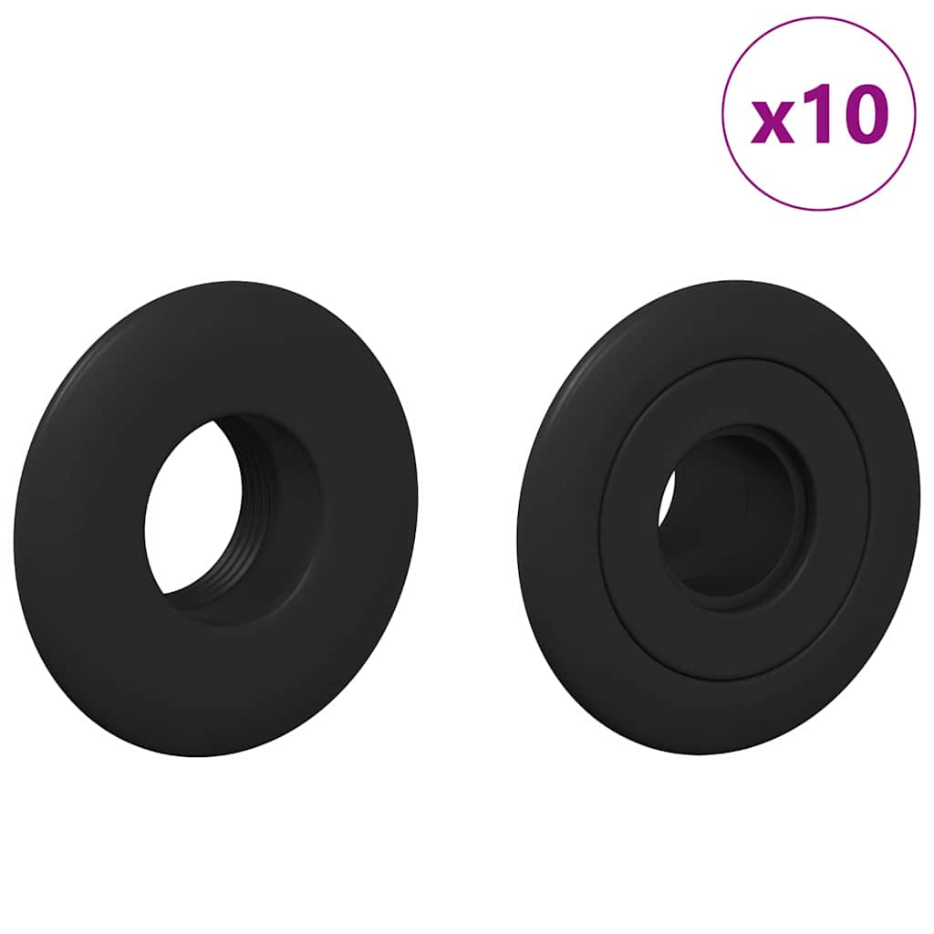Ρουλεμάν τραπεζιού ποδοσφαίρου 10 pcs Μαύρο 5 x 5 x 2,8 εκ. PP - Pakobazaar