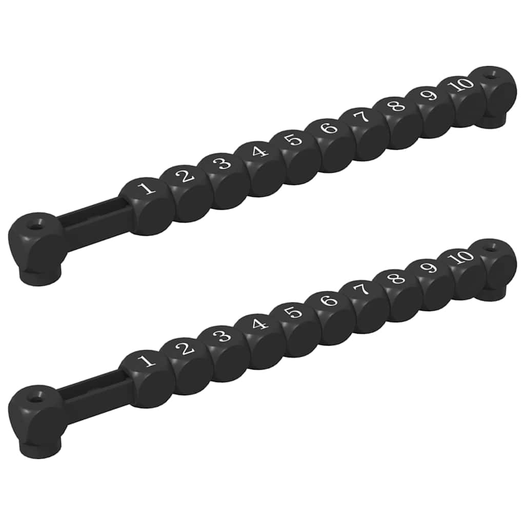 Μπρατσάκια ποδοσφαίρου 2 pcs Μαύρο 30 x 2,2 x 2,9 εκ. HIPS - Pakobazaar