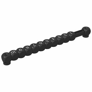 Μπρατσάκια ποδοσφαίρου 2 pcs Μαύρο 30 x 2,2 x 2,9 εκ. HIPS - Pakobazaar