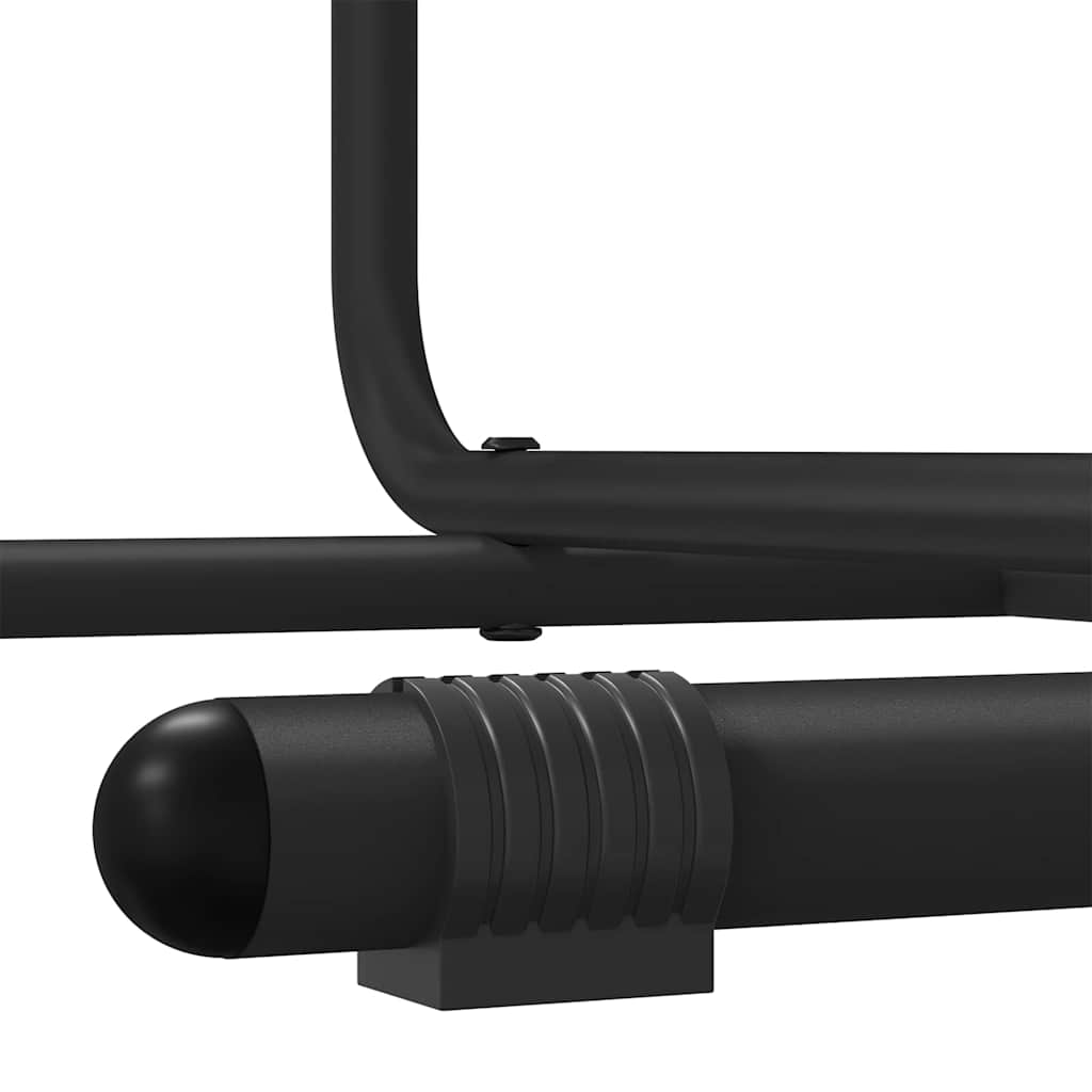 Ράφι Ρούχων Μαύρο 62 x 48 x 158 εκ. Ατσάλι