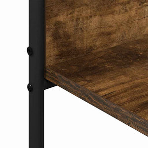 Ράφι Ρούχων Καφέ δρυς 120 x 44 x 160 εκ Επεξεργασμένο ξύλο - Pakobazaar