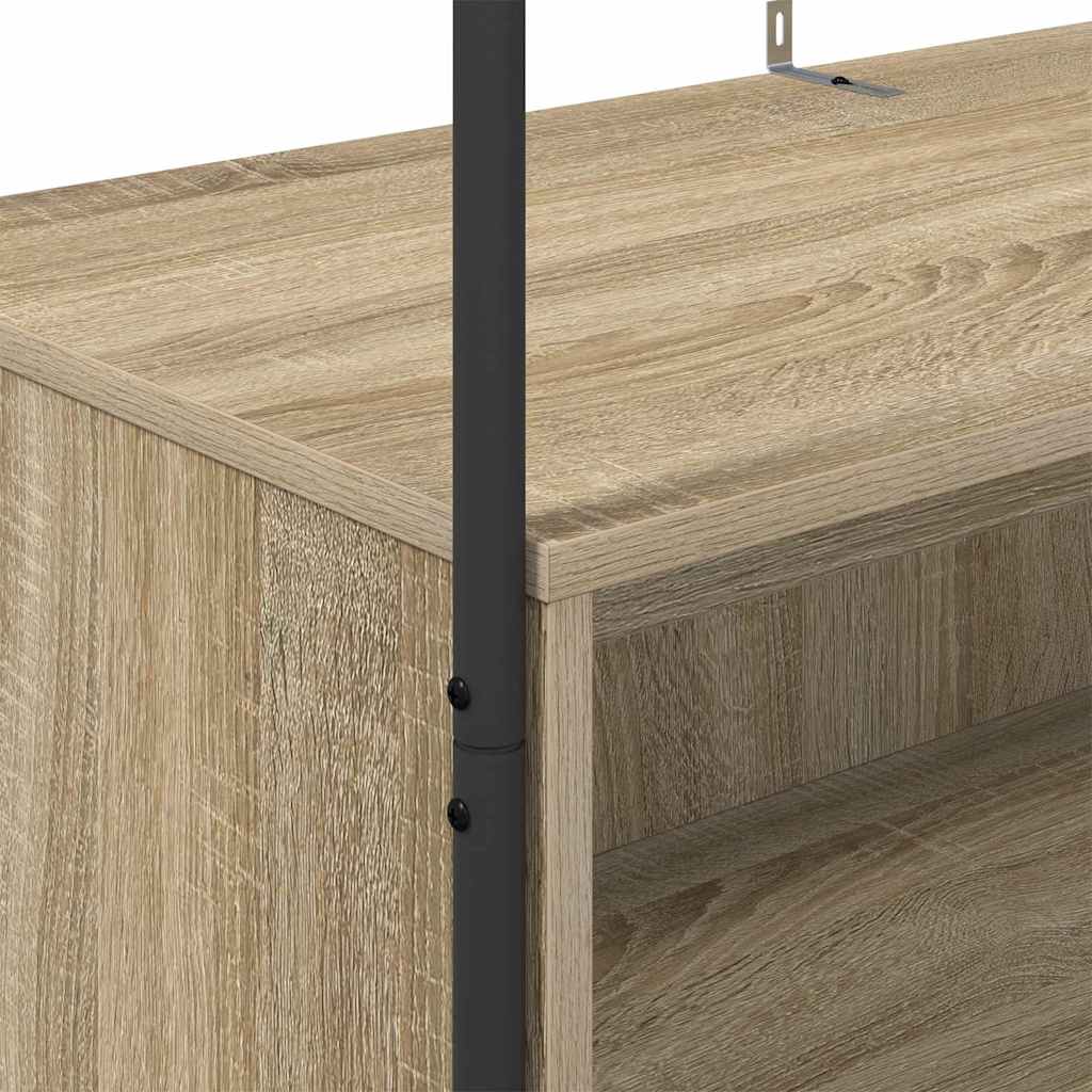 Ράφι Ρούχων Καφέ δρυς 100 x 44 x 160 εκ Επεξεργασμένο ξύλο