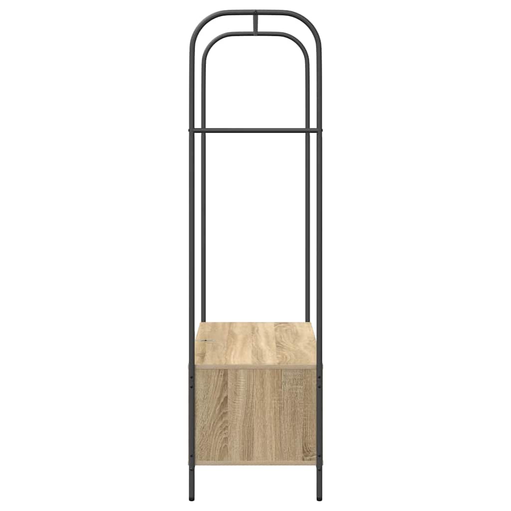 Ράφι Ρούχων Καφέ δρυς 100 x 44 x 160 εκ Επεξεργασμένο ξύλο