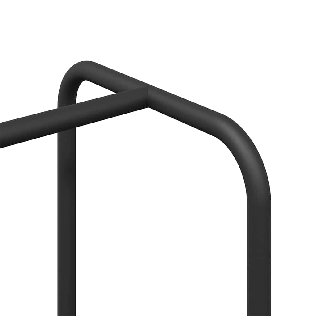 Ράφι Ρούχων Μαύρη Οξυά 77 x 30 x 171 εκ Επεξεργασμένο ξύλο - Pakobazaar