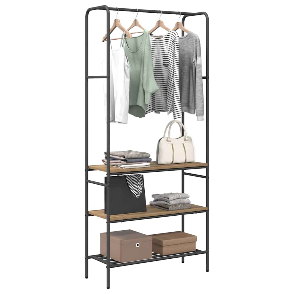 Ράφι Ρούχων Artisan Oak 77 x 30 x 171 εκ Επεξεργασμένο ξύλο - Pakobazaar